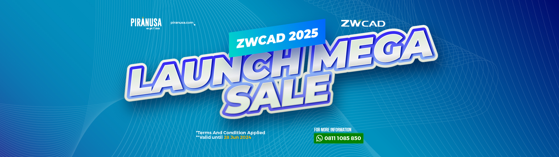 Banner ZWCAD 2025 Launch Mega Sale
