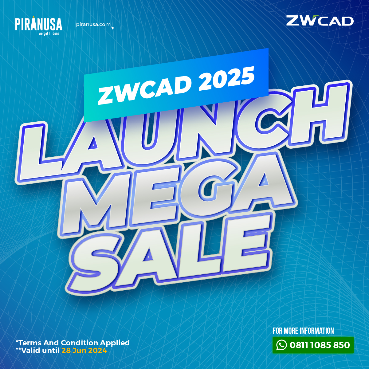 Square ZWCAD 2025 Launch Mega Sale
